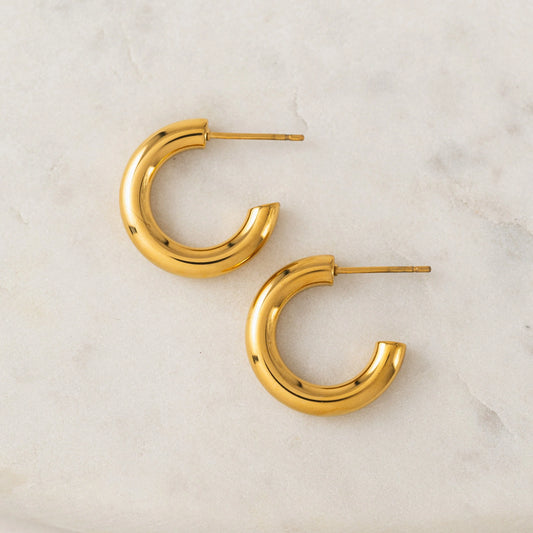 Friday Earrings Gold Plated - Made in Canada