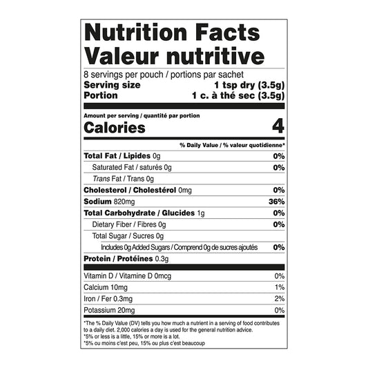 Grilled Vegetable Seasoning