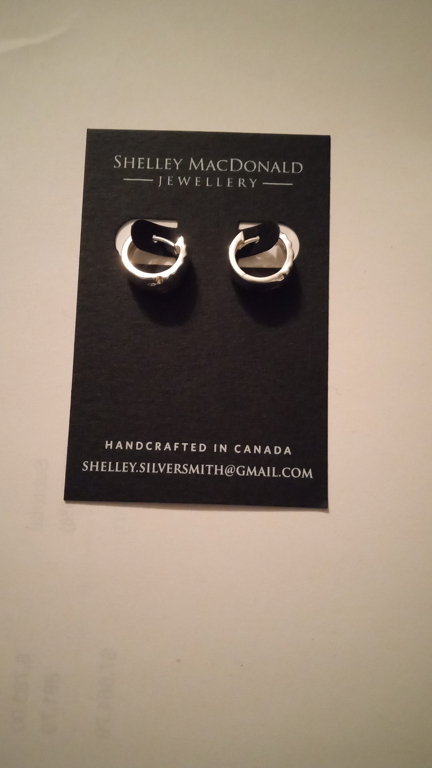 Glacier Huggie Hoops