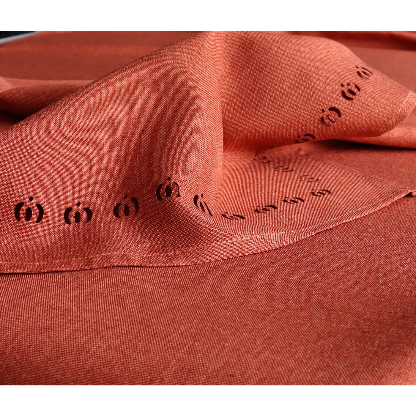 Pumpkin Hemstitch Napkin Set of 4