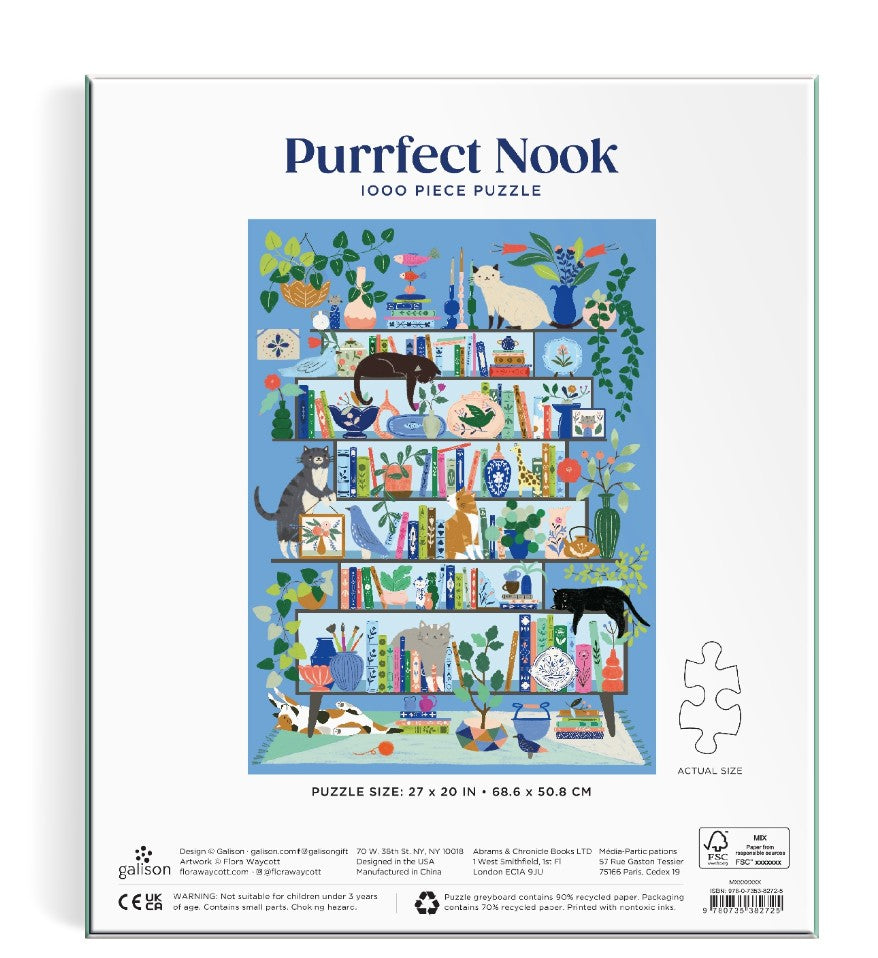 Purrfect Nook 1000 Piece Puzzle