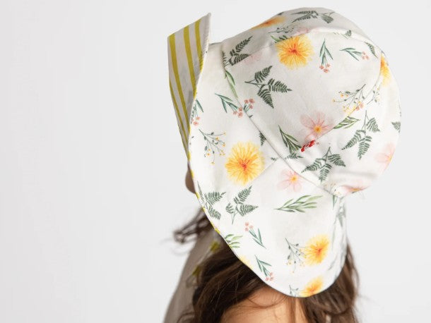 Baby Summer Hat Medium Flowers & Ferns