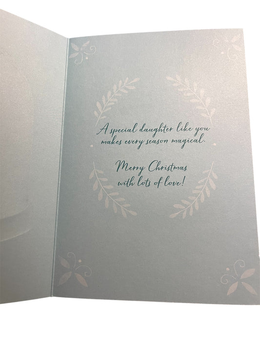 Ballerina Snowglobe Holiday Card