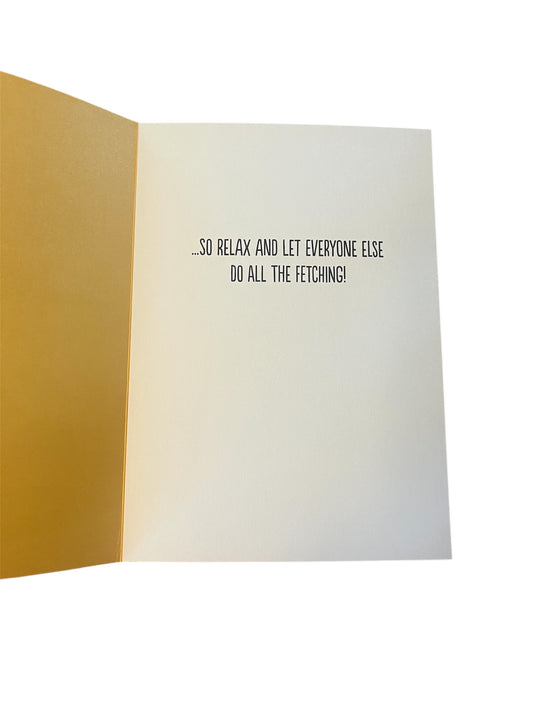 Chillin' Dad Dog - Father's Day Card