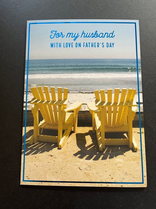 Seaside Chairs - Father's Day Card