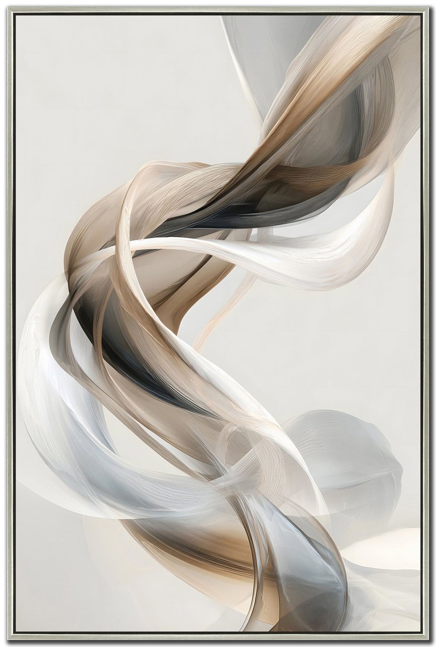 Silken Twist I & II Framed Artwork Bundle