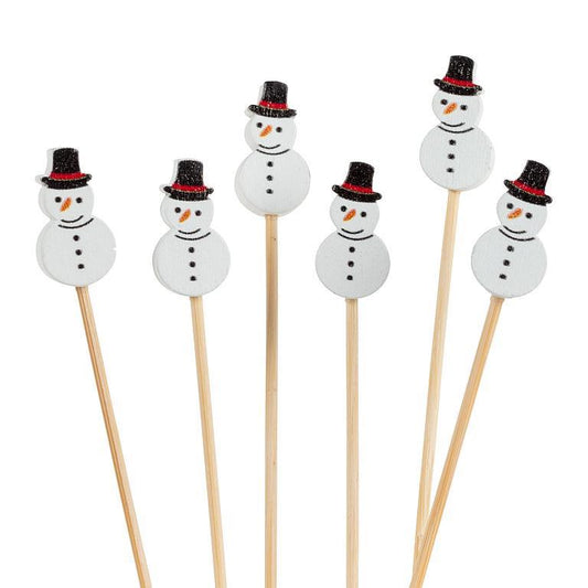 Snowman Picks Box of 100