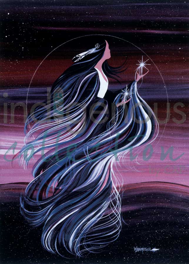 White Star Woman Artwork