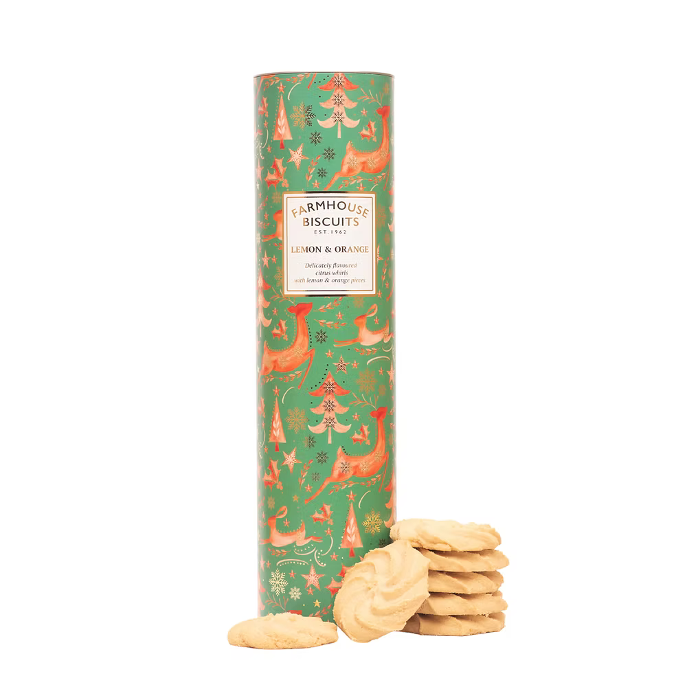 Winter Animals Giant Tube of Biscuits