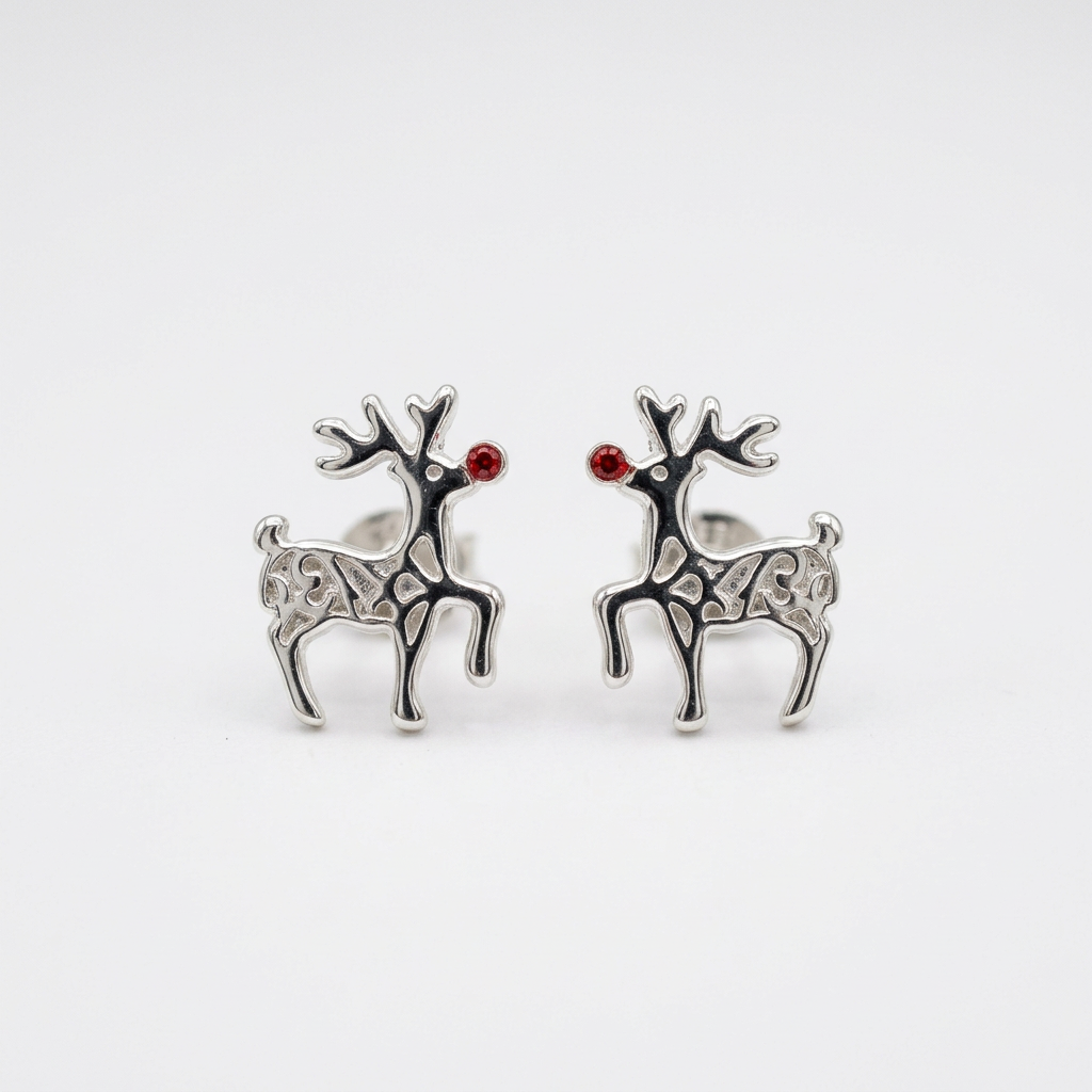 Improved Reindeer Stud Earrings photo