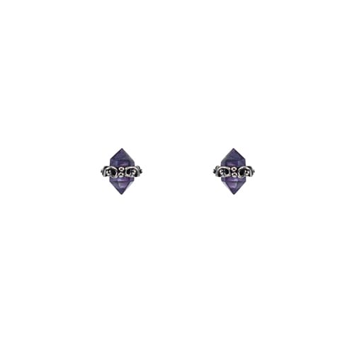 Amethyst with Kebaikan Wrap Earrings