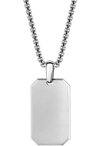 Beveled Edge Dog Tag