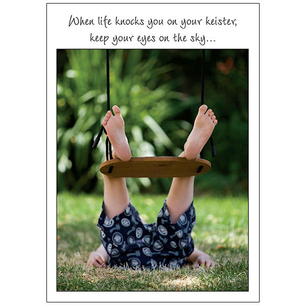 Fallen Off Swing - Encouragement Card