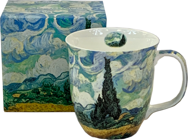 Van Gogh Wheatfields with Cypresses Mug