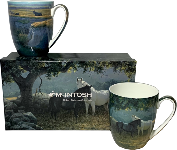 Bateman Horses Mug Set of 2