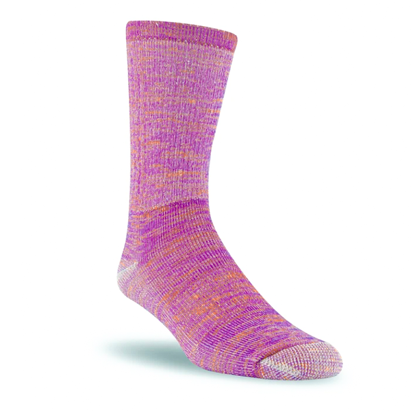 Purple/Coral Merino Wool Socks size S/M