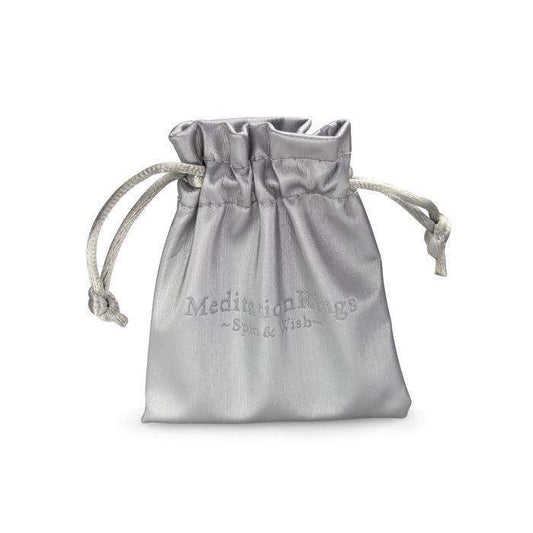 Prana Meditation Ring 4mm - Sterling Silver Stackable Spinner