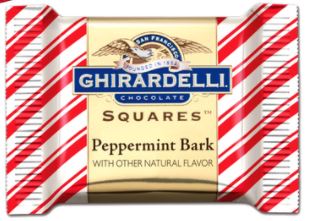 Ghirardelli Peppermint Bark Squares