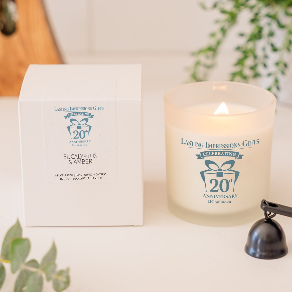 20th Anniversary Candle
