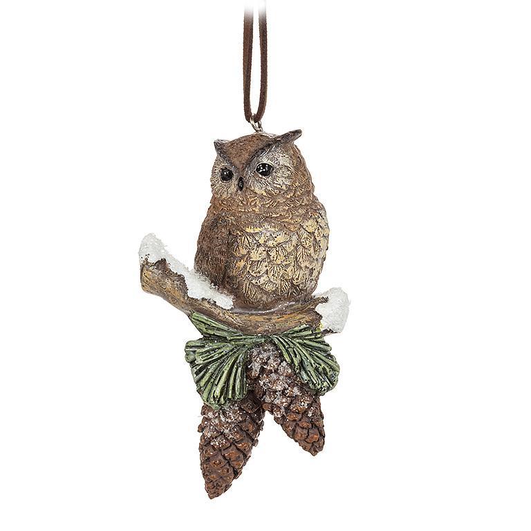 Critter on Pinecone Ornament