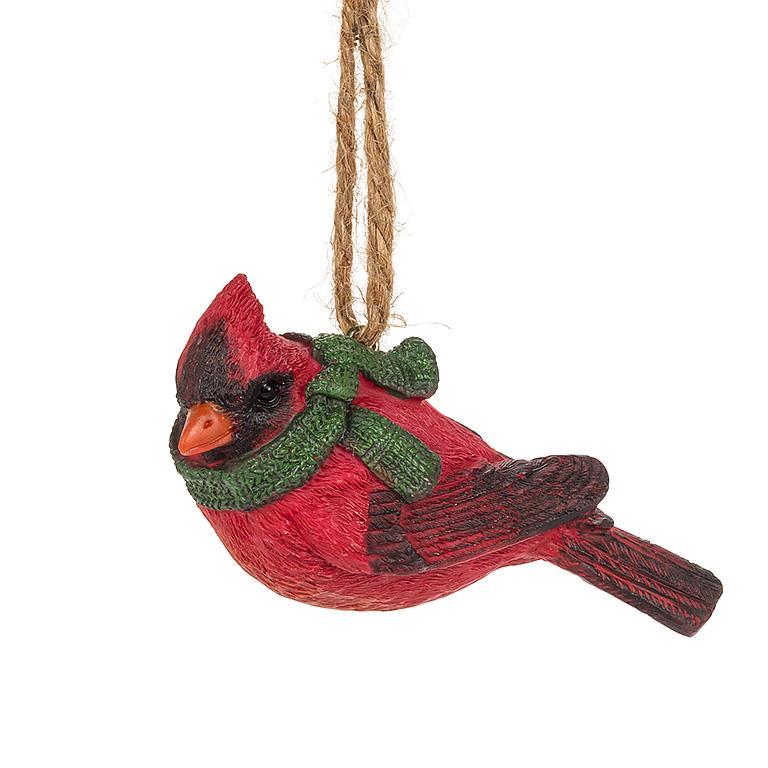 Winter Dress Bird Ornament