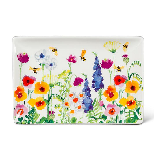 Bee Garden Large Rectangular Plate