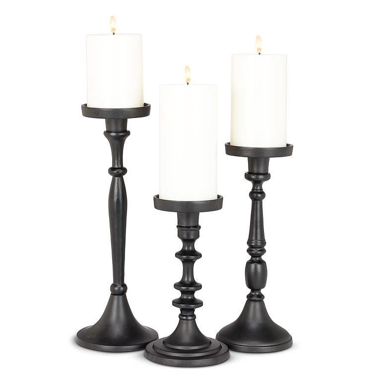 Black Classic Candle Holder