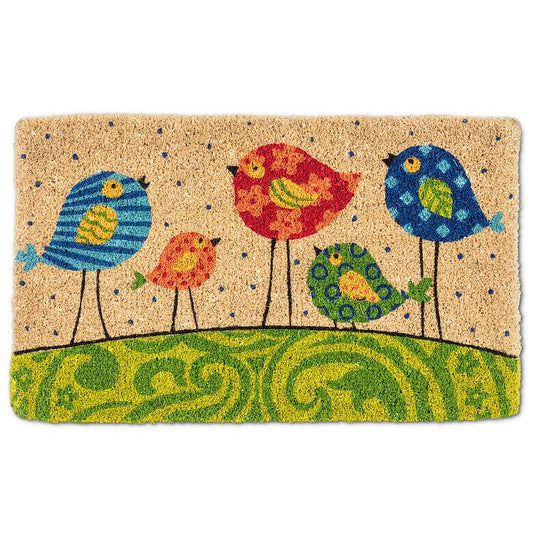 Colourful Birds Doormat