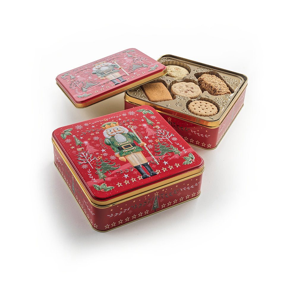 Nutcracker Square Tin