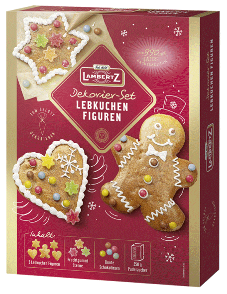 Gingerbread Figures Decorating Set