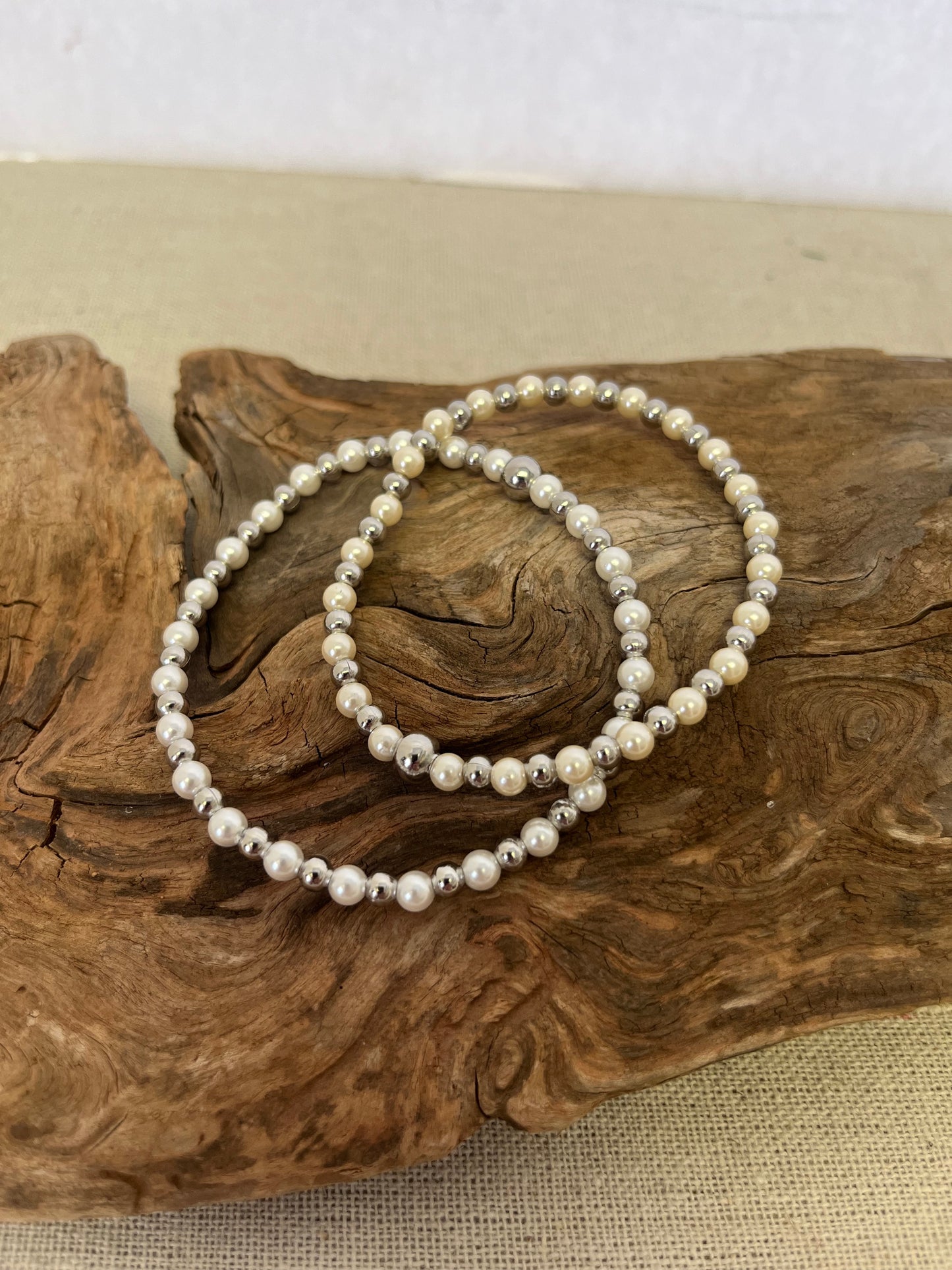 4mm Pearl Stretch Bracelet