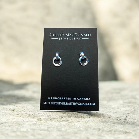 Double Hoop Studs