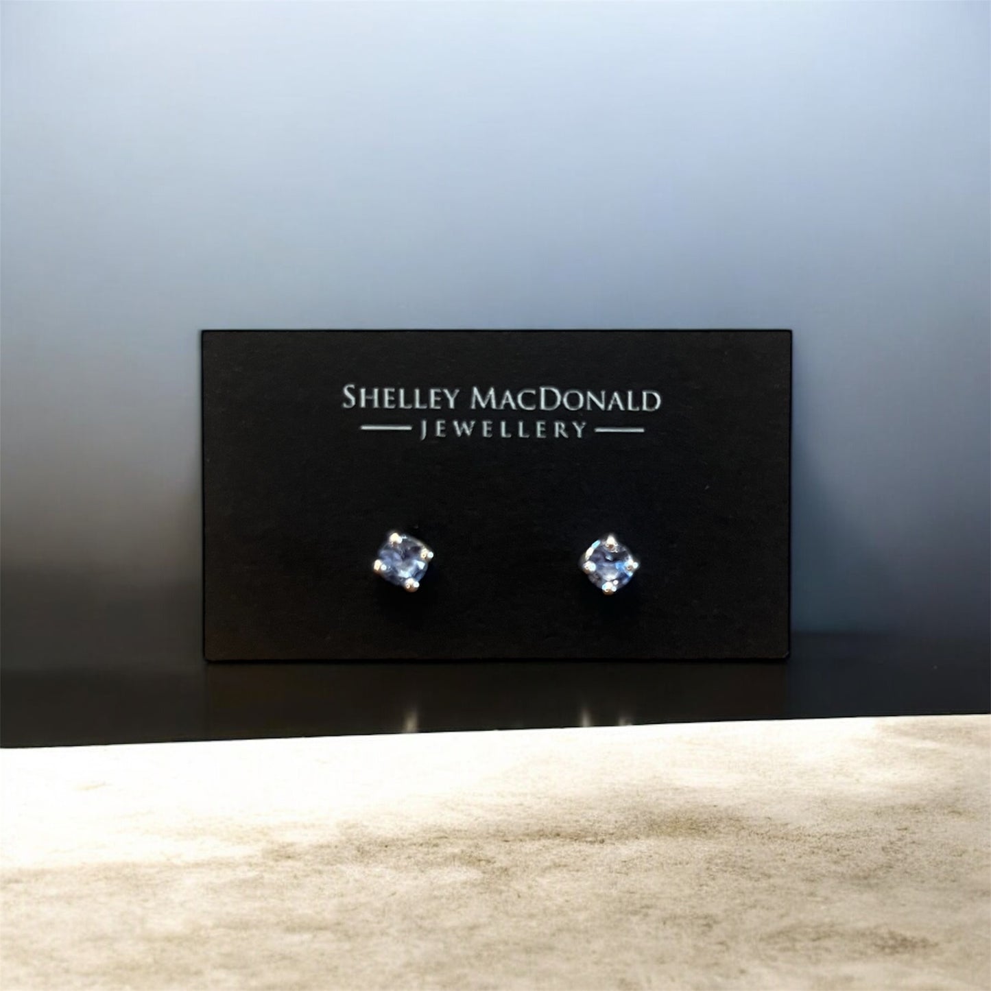 Gemstone Stud Earrings