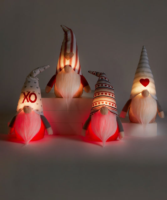 Valentine's Day LED Fabric Gnome