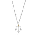 Gold Screw Anchor Pendant