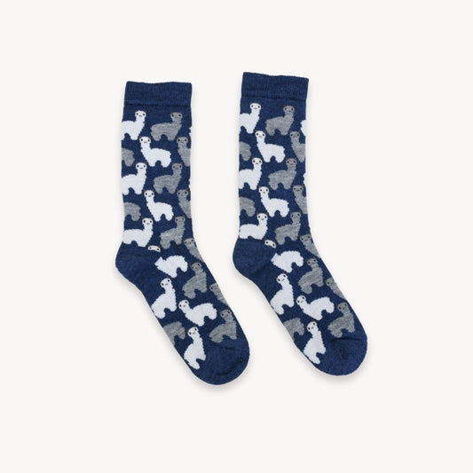 Alpaca Socks Herd - Denim