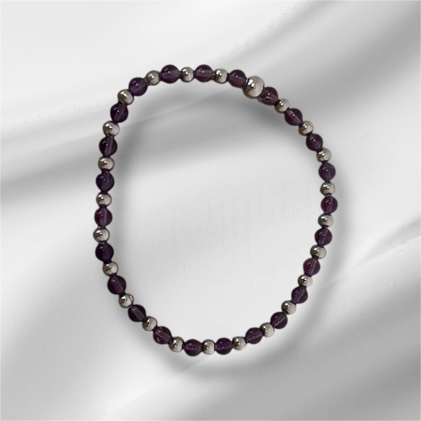 Beaded Bracelet 4mm  - Made in Canada