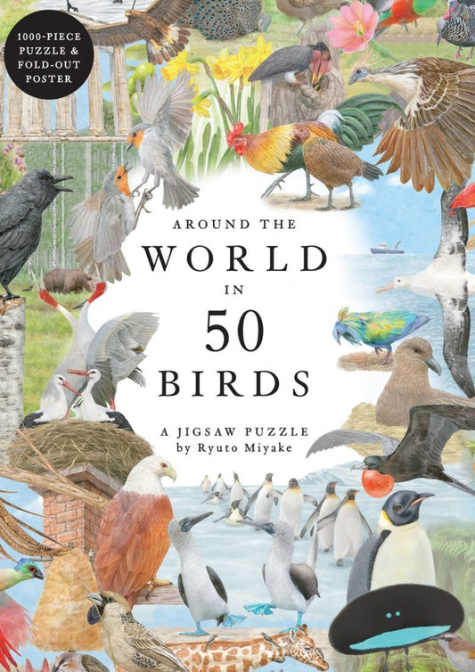 Around the World in 50 Birds Puzzle