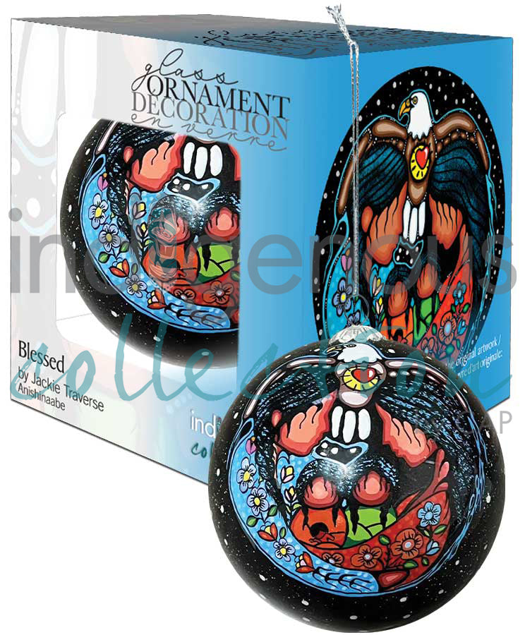 Blessed Glass Ornament