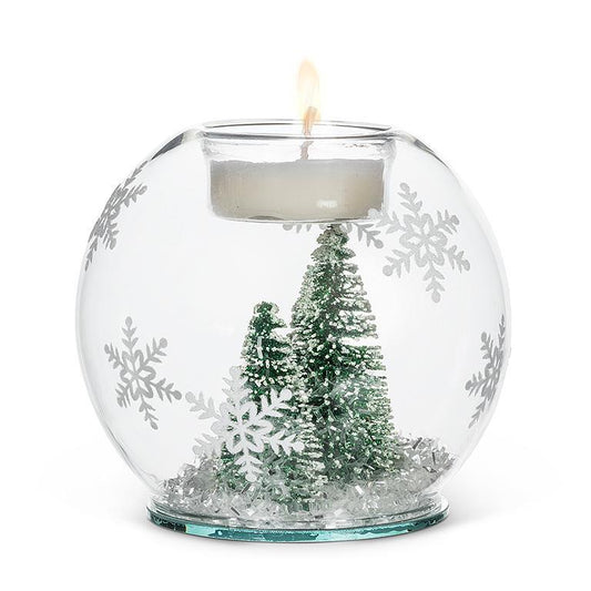 Brush Tree & Snow Ball Votive