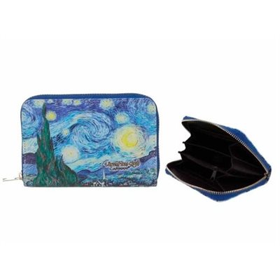Van Gogh Starry Night Zipper Wallet