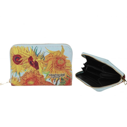 Van Gogh Sunflowers Zipper Wallet