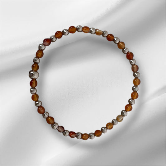 Beaded Bracelet 4mm  - Made in Canada