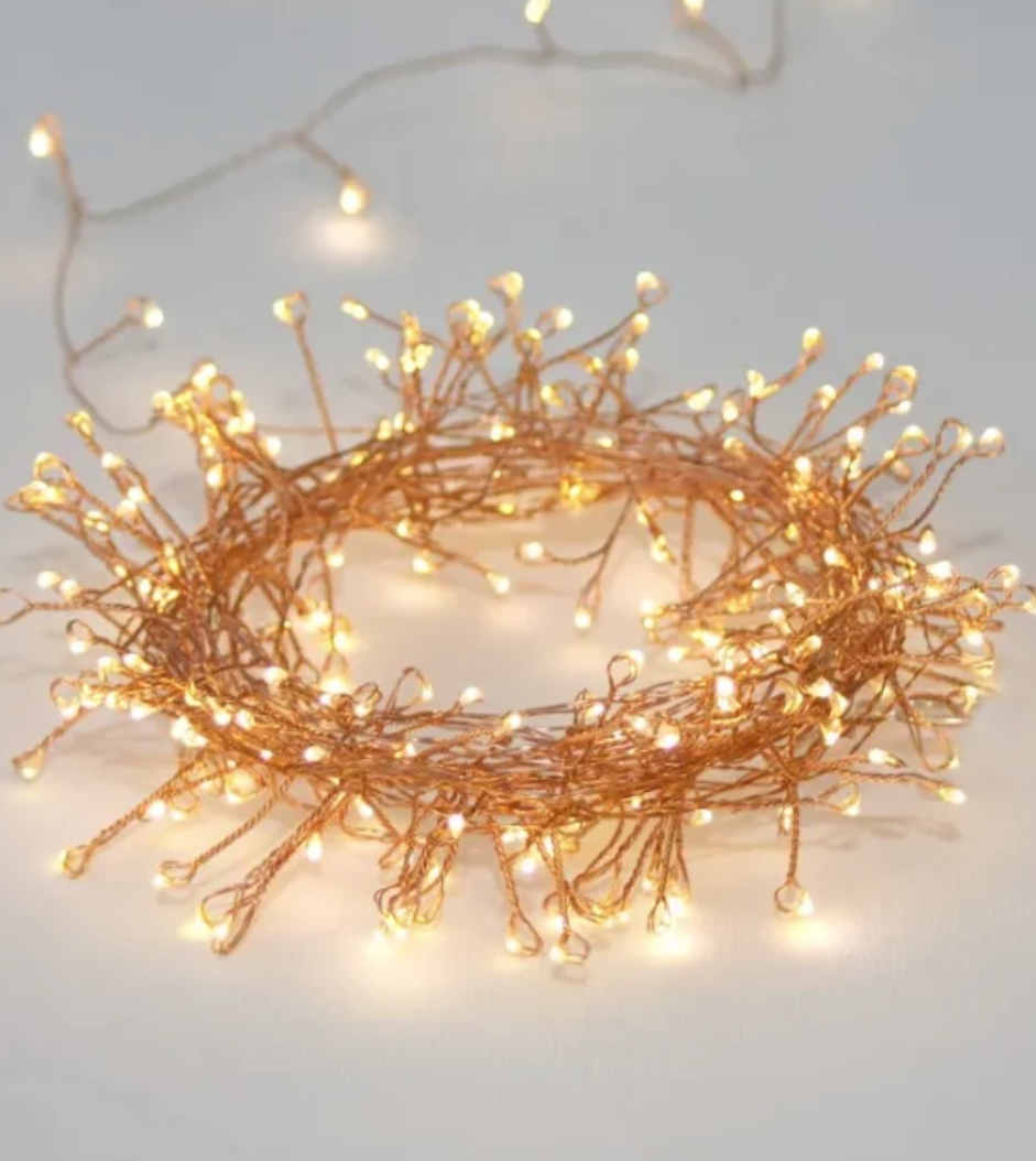 Cluster String Lights Copper
