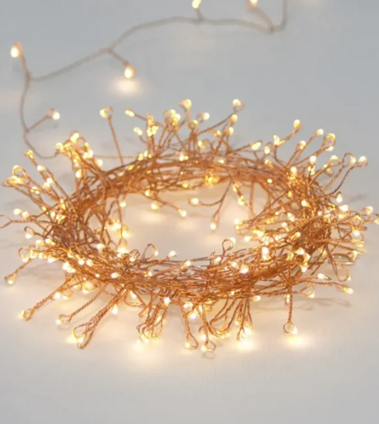 Cluster String Lights Copper