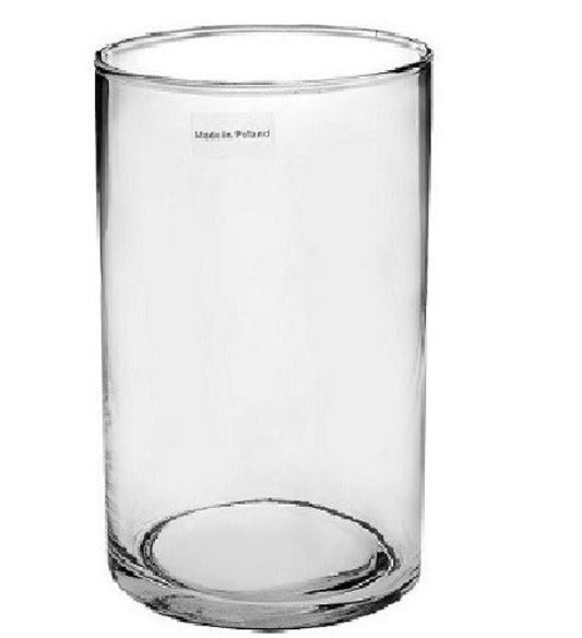 Cylinder Vase Clear Glass