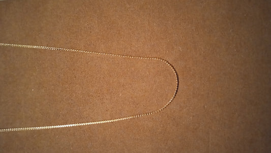 Flat Link Chain Gold Filled