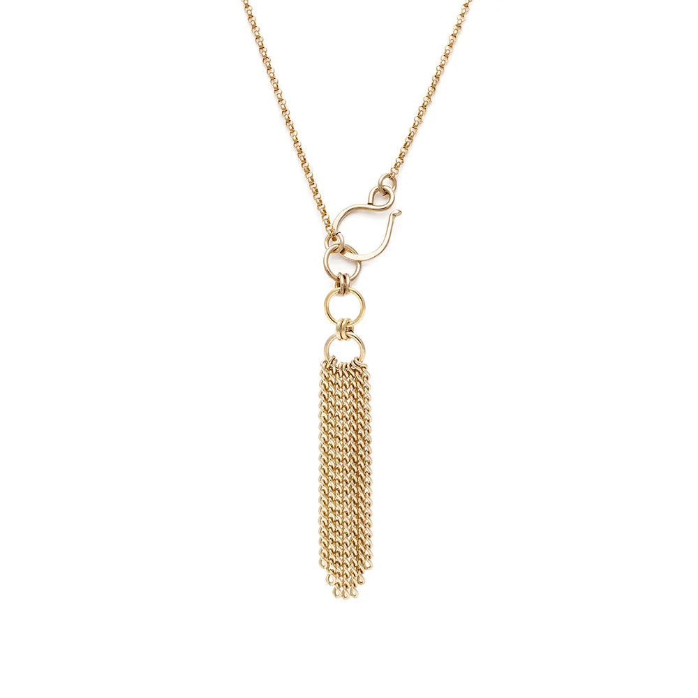 Flourish Lariat Gold