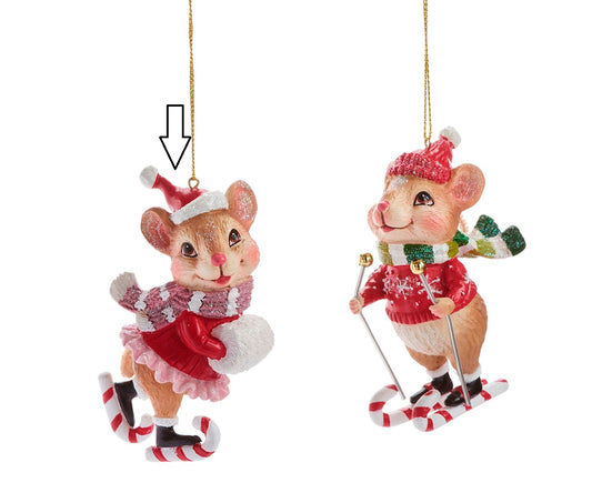 Whimsical Mouse Ornaments