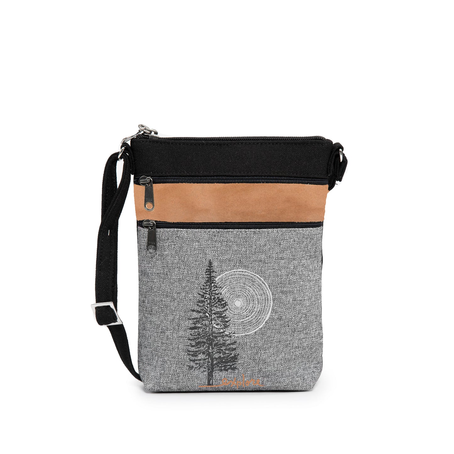 Grab and Go Pouch with Tree Motif